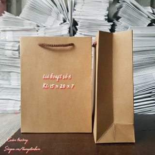 Túi giấy số 6. 15 x 20 x 7
