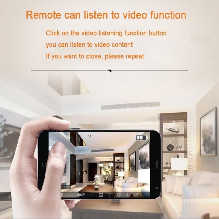 🍀TẶNG THẺ 32GB🍀Camera Chống Trộm Quay 150° HD 1080P - Kết Nối Wifi, Có Pin,  Có App Và Hướng Dẫn Cài Đặt Bằng Video