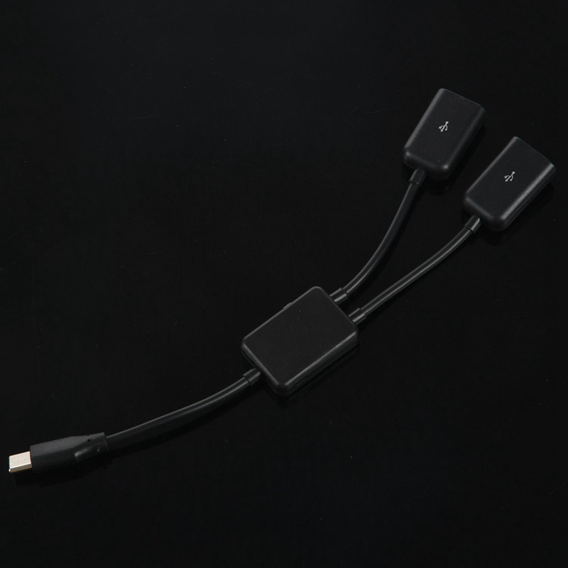 Bộ chia dây chữ Y từ đầu cắm type C OTG USB 3.1 sang 2 cổng OTG HUB tiện lợi