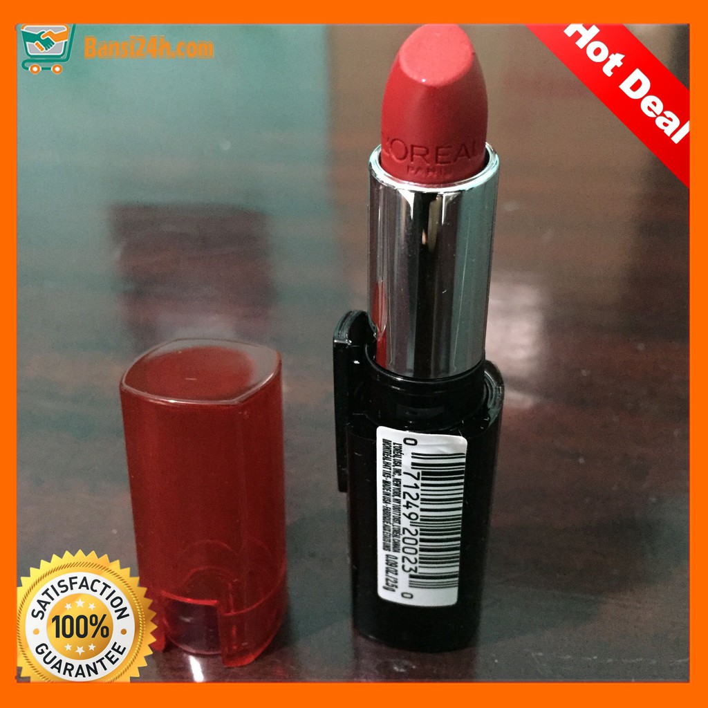 Son đỏ đất lâu trôi 10 tiếng L'Oreal Paris Infallible Le Rouge mầu đỏ đất #308, Hoàn 300% nếu là hàng giả