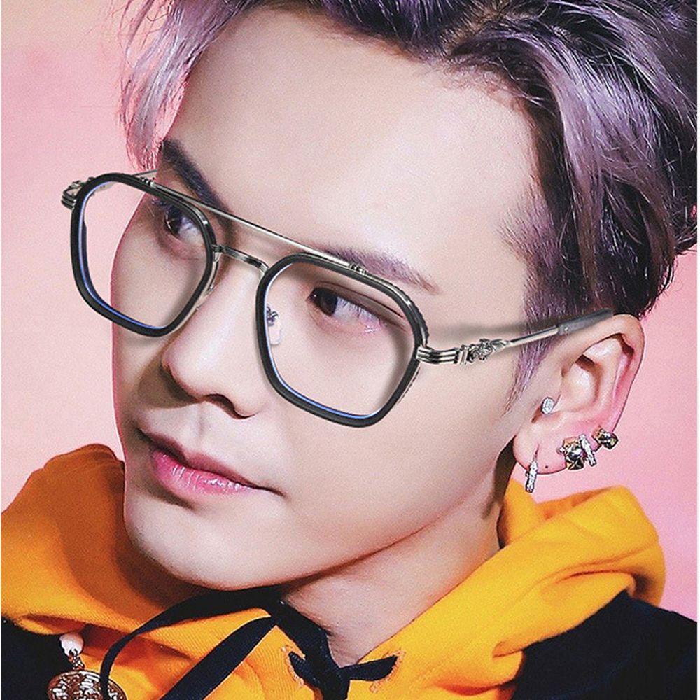Mắt Kính Gọng Lớn Trong Suốt Thiết Kế Đơn Giản Dễ Phối Đồ Thời Trang Cho Nữ
