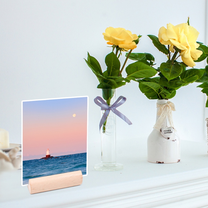 Set 5 Giá Đỡ Ảnh Bằng Gỗ Đa Năng Dùng Trang Trí Tiệc Sinh Nhật / Đám Cưới