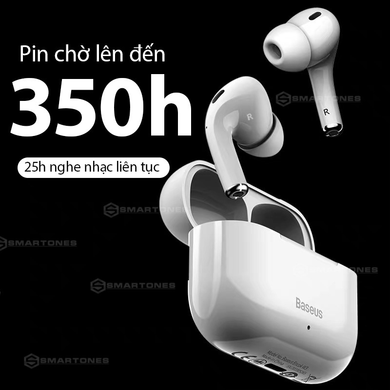 Tai nghe không dây TWS Baseus Encok W3 kết nối Bluetooth V5.0 , thời lượng pin lên đến 25h nghe nhạc