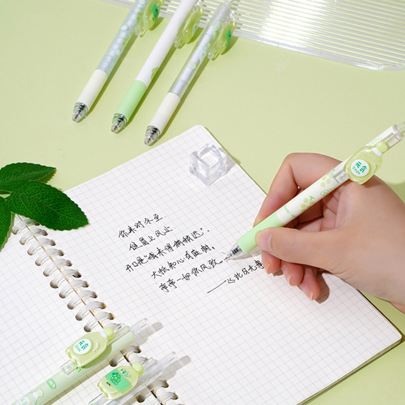 Bút Mực Đen Ngòi 0.5mm Có Thể Thu Gọn Tiện Dụng Cho Học Sinh