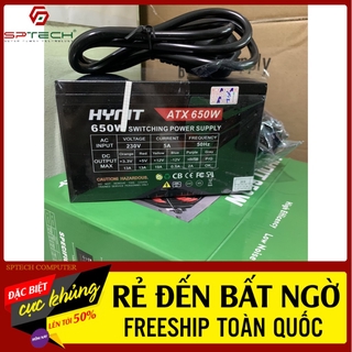 Bộ nguồn máy tính hynit 650w fan 12cm box có dây nguồn