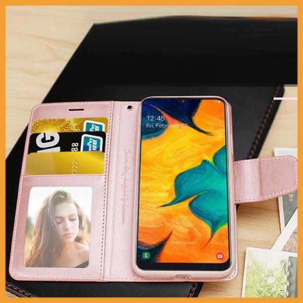 Bao da dạng ví Oppo A31 2020 / A8 ngăn đựng thẻ, đựng tiền tiện lợi hiệu Hanman | BigBuy360 - bigbuy360.vn