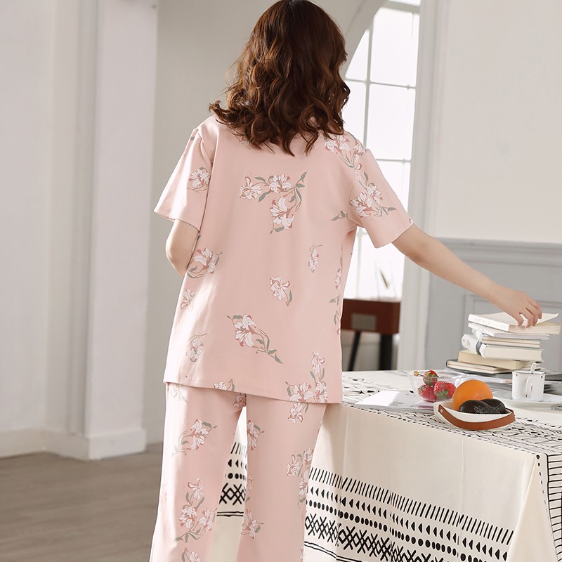 Đồ bộ nữ-Bộ mặc nhà quần lửng chất COTTON 100%, tông màu Pastel ngọt ngào: Full size M-2XL | WebRaoVat - webraovat.net.vn