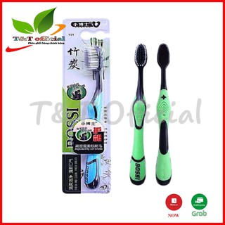 Bàn Chải Đánh Răng , Bàn Chải Than Tre Hoạt tính Bossi Hàn Quốc - an toàn tuyệt đối cho sức khỏe