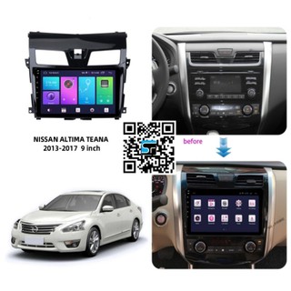 MẶT DƯỠNG LẮP MÀN HÌNH XE NISSAN TEANA 2013-2017 CÓ JAKC NGUỒN ZIN