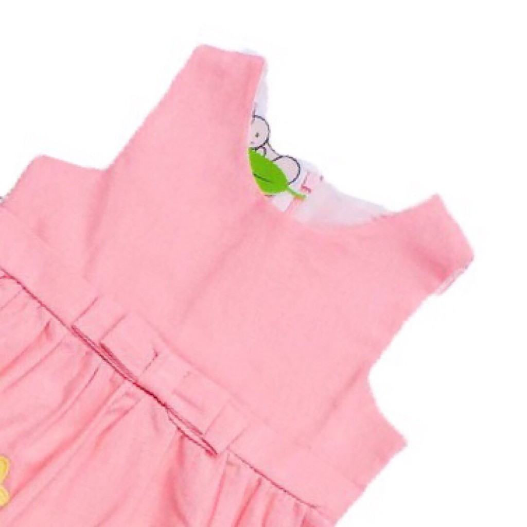 [Mã FARSBR242 giảm 15% đơn 99K] Đầm Cotton Thêu Ngôi Sao bé gái BabyBean