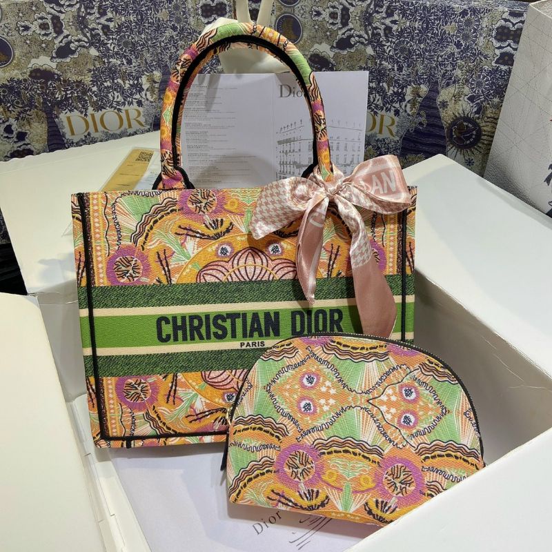 Set túi DIOR tole kèm ví + khăn