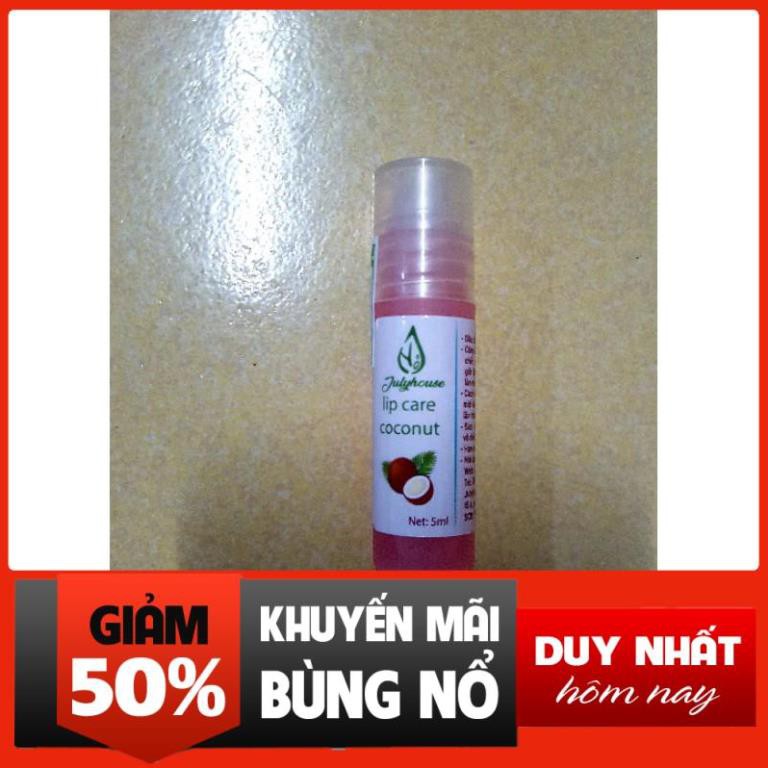 Dầu dừa dưỡng môi dạng lăn Julyhouse (5ml) xịn