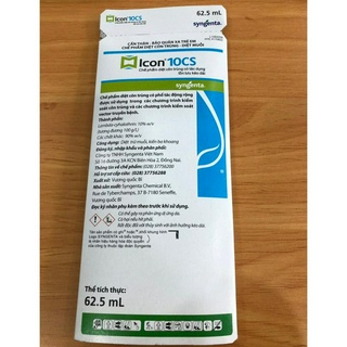 Thuốc diệt muỗi, gián, kiến không mùi, tồn lưu cực lâu ICON 10CS (Gói 62,5ml)