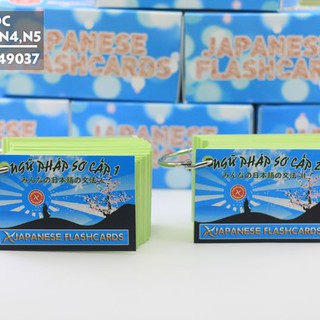 Thẻ Học Tiếng Nhật Ngữ Pháp Sơ Cấp Minano Nihongo - Bộ 2 quyển Flashcards