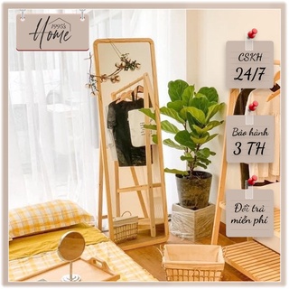 GƯƠNG TOÀN THÂN KHUNG GỖ CHẤT GƯƠNG NỊNH GIÁ XƯỞNG