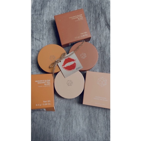 Phấn má nhũ  EM Cosmetics Heaven Glow Blush - Venetian Rose
