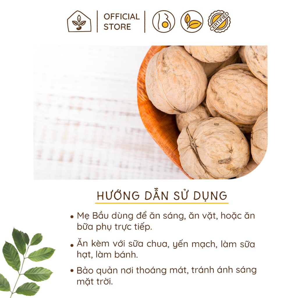 Hạt Óc Chó Mỹ Nhập Khẩu Túi 250gr | Nhà Đậu | 206