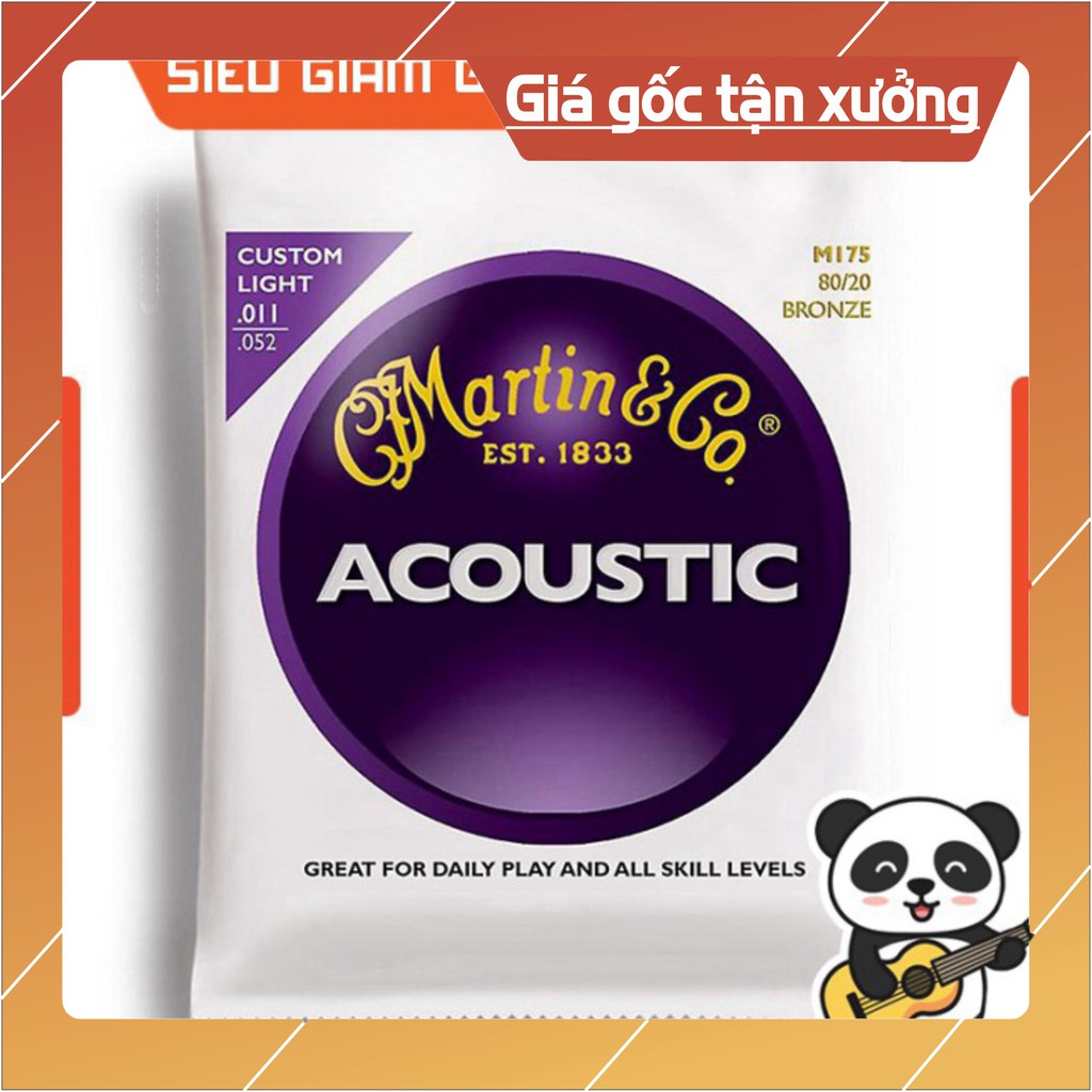 Dây đàn guitar Acoustic Martin & Co M175 (Martin M175) [Size 11] - Dòng Chuyên Nghiệp