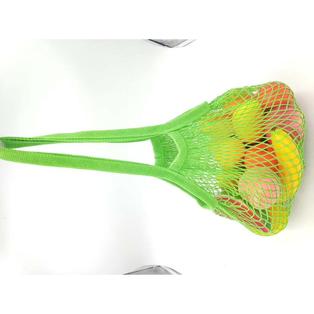 Túi lưới YUNFAN vải cotton thời trang mua sắm/ đi biển