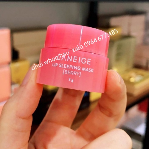 Mặt nạ ngủ môi Laneige mini 3g hàng sẵn