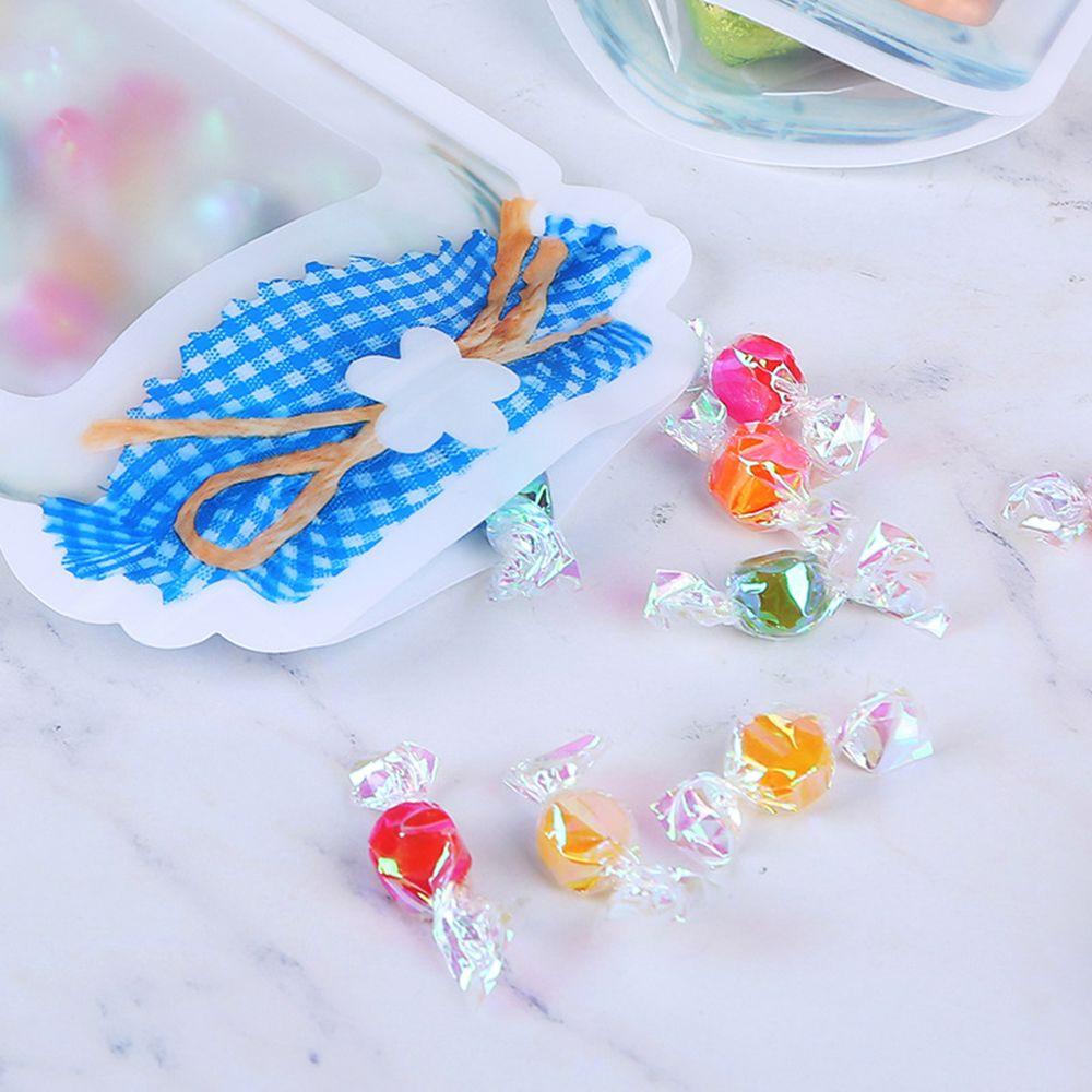 LEISURE Set 10 Túi Đựng Bánh Quy / Kẹo / Thực Phẩm Trang Trí Tiệc Có Khóa Kéo DIY