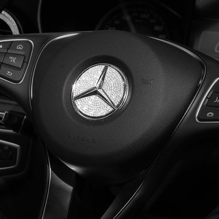 Trang trí vô lăng dành riêng cho Mercedes-Benz logo nạm kim cương