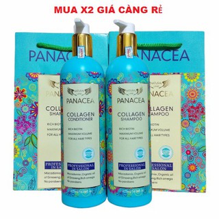 ✅ Dầu gội xả Panacea Collagen Vitamin E Siêu dưỡng chống rụng trẻ hóa tóc 475ml