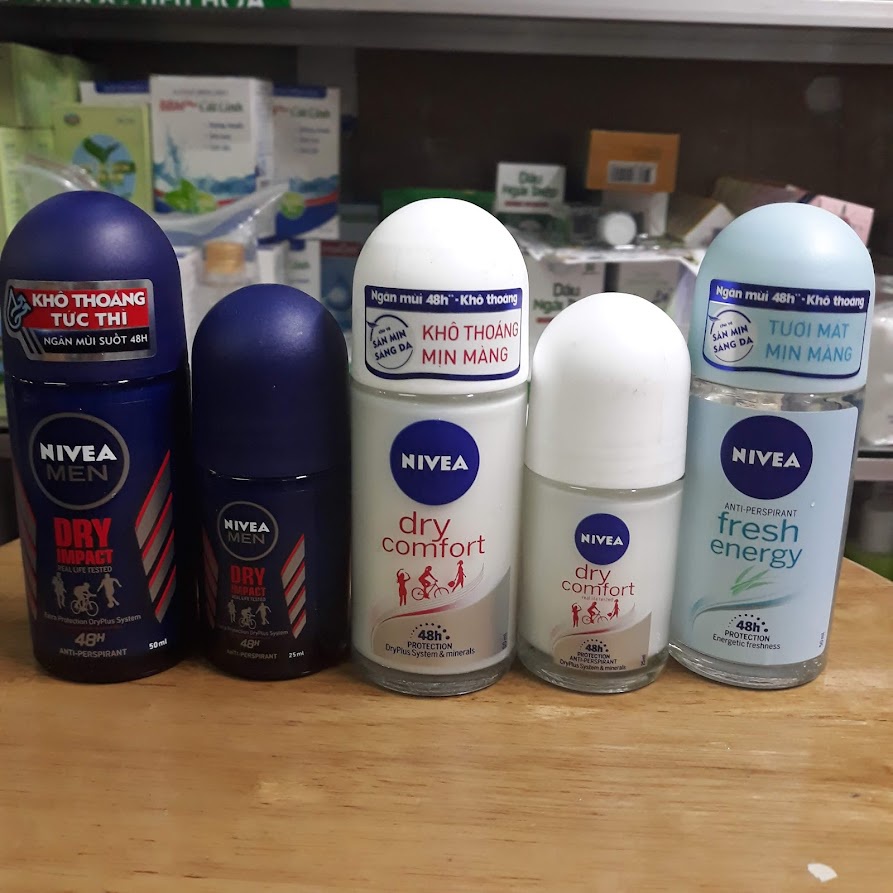 Lăn khử mùi Nivea Nam Nữ