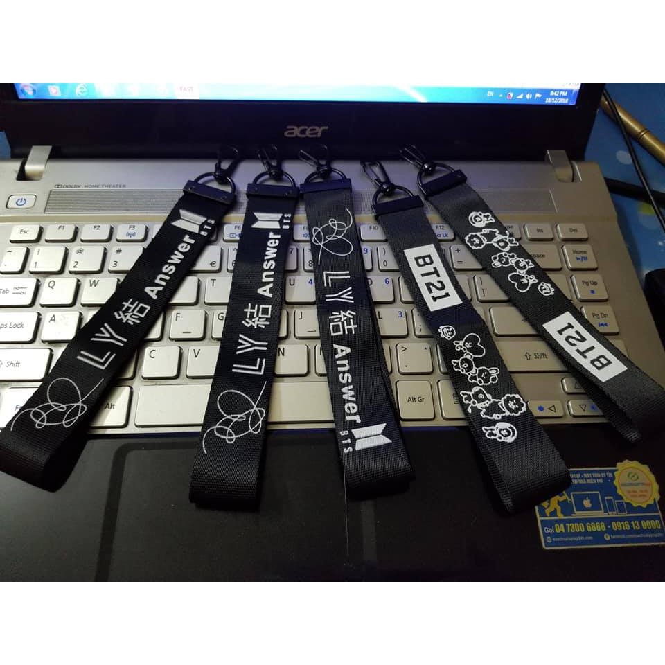 STRAP, nametag ngắn GOT7, BTS, WANNA ONE, EXO, BLACKPINK