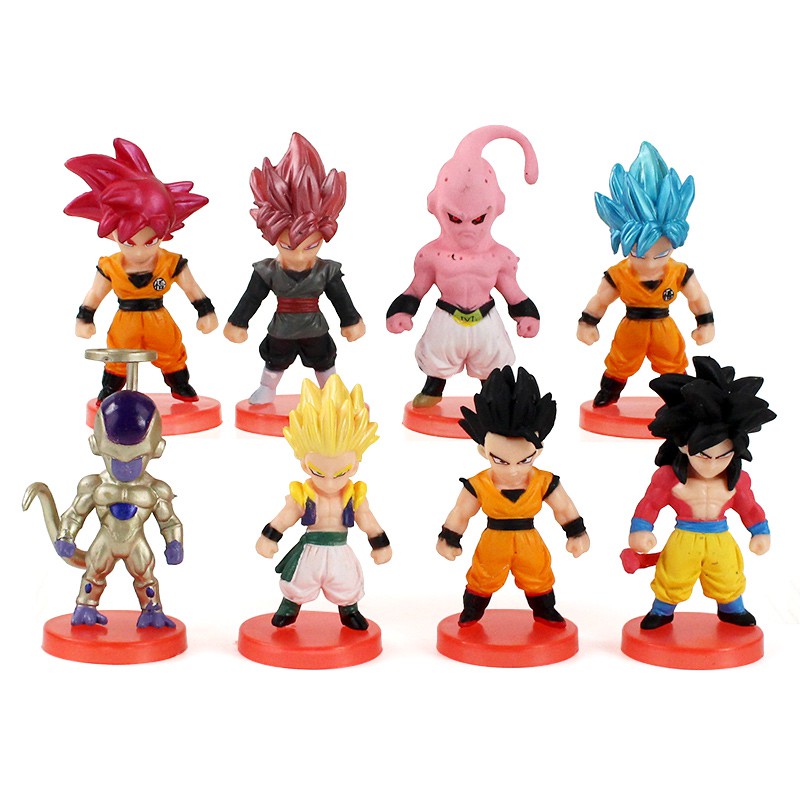 Set 8 Mô Hình Đồ Chơi Nhân Vật Trong Phim Hoạt Hình Dragon Ball