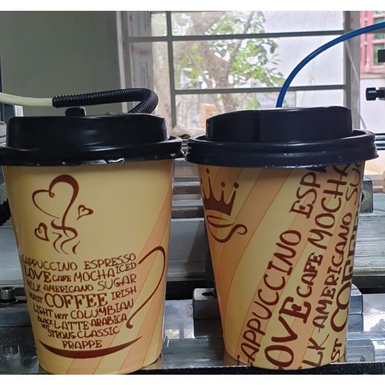 Cốc giấy đựng cà phê nóng 250ml cực dầy đẹp