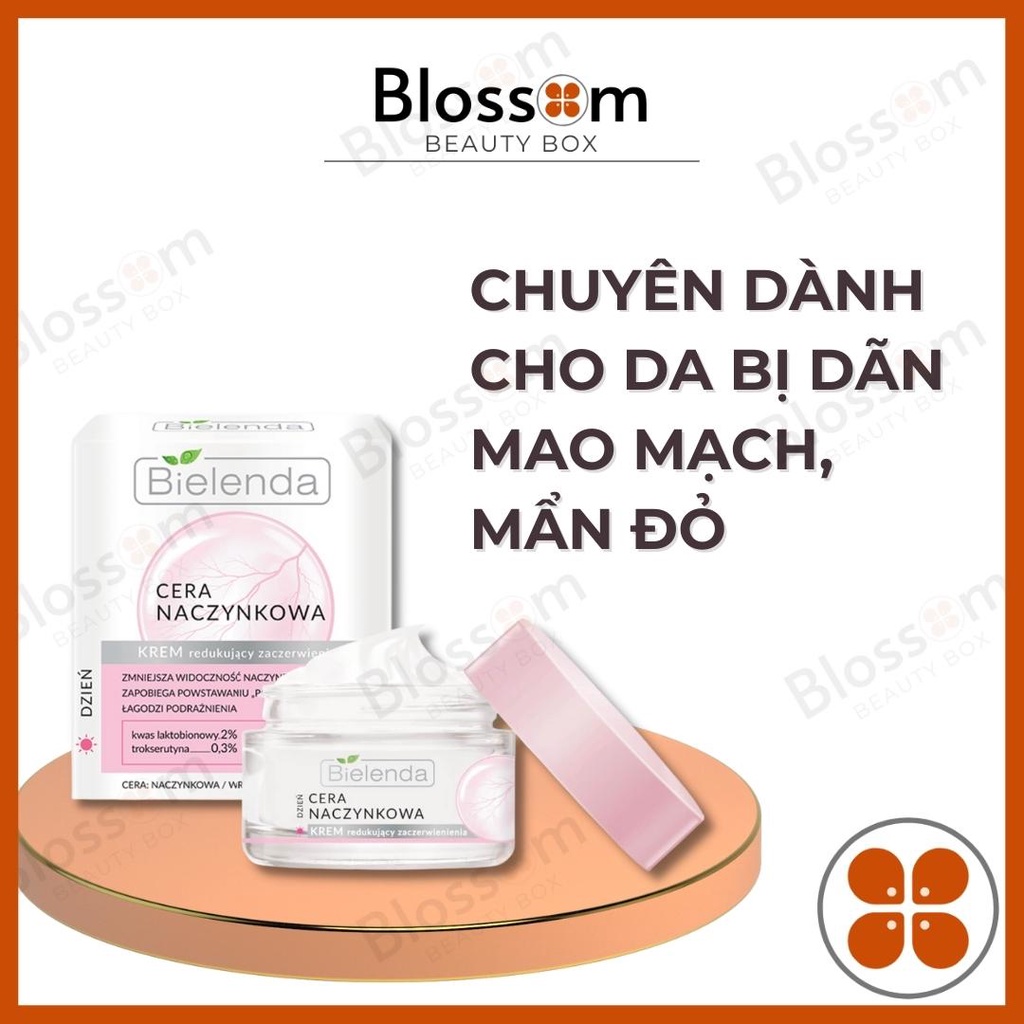 Kem dưỡng ngày BIELENDA Anti-redness Capillary giảm đỏ, dãn mao mạch 50ML