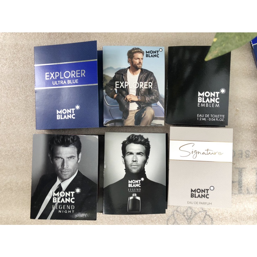 [Vial] Mẫu thử nước hoa Mont Blanc chính hãng các mùi