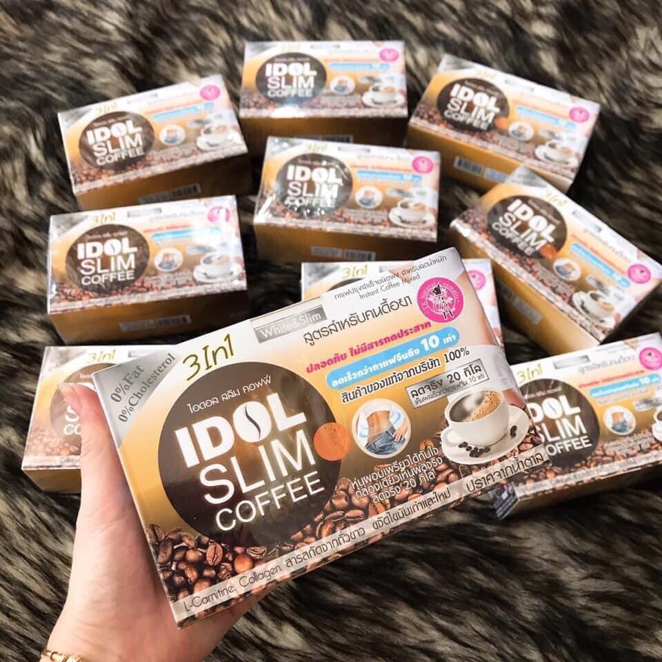 Giảm cân idol slim coffee chính hãng Thái Lan - hộp 10 gói