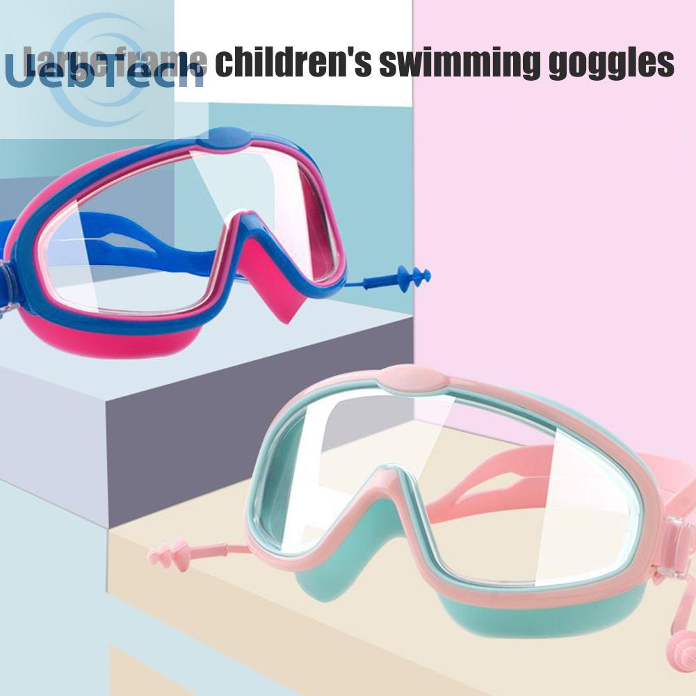 Kính Bơi Kèm Nút Bịt Tai Chống Sương Mù Có Thể Điều Chỉnh Tiện Dụng Cho Bé