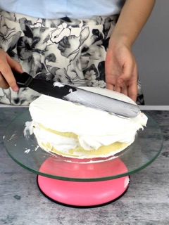 Bàn xoay mặt kính 30cm