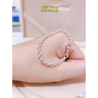 Lắc bạc cho bé - dây mo xinh