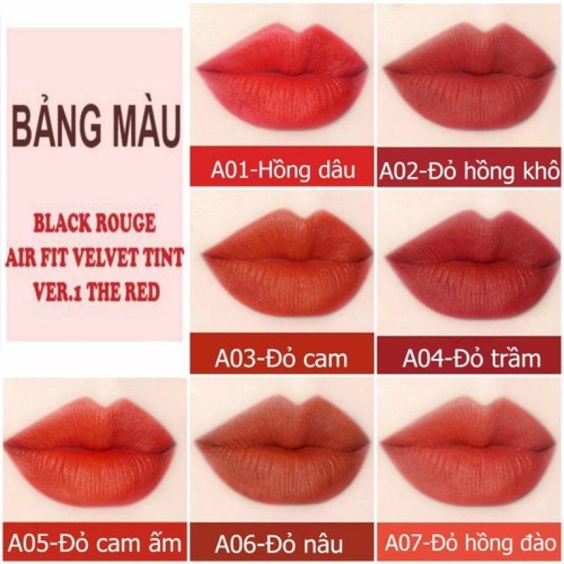 Son Black Rouge A12 - Son Màu Đỏ Nâu Trầm Siêu Hót cho các bạn nữ (CAM KẾT HÀNG CHÍNH HÃNG)