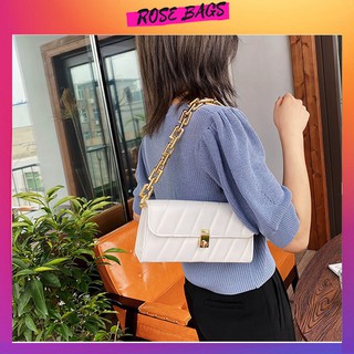 Túi Xách Nữ Dây Xích Da PU Xịn Thời Trang Thu Đông HJDX Rose Bag
