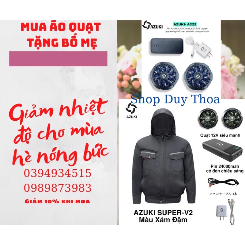 Áo quạt điều hoà Azuki