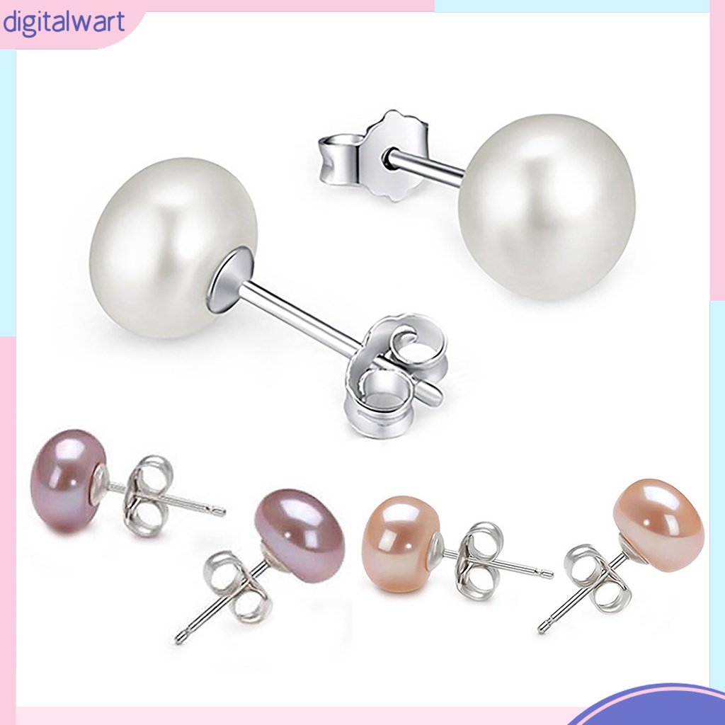 Khuyên tai ngọc trai giả thời trang thanh lịch dành cho nữ