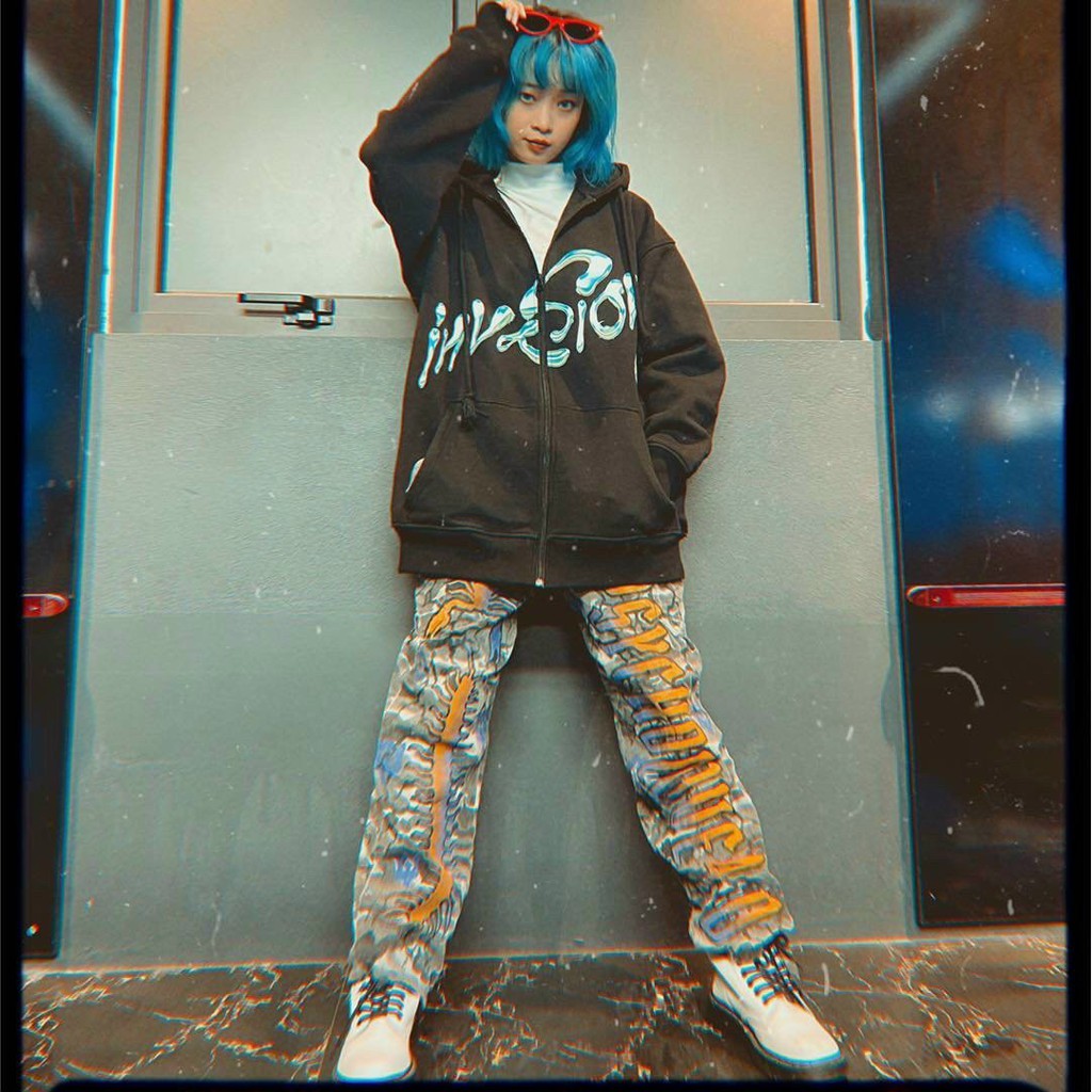 Áo khoác hoodie Đầu sư tử Hades XUKASTORE chất nỉ khoá kéo cotton trần bông 2 lớp form siêu rộng Unisex nam nữ | BigBuy360 - bigbuy360.vn