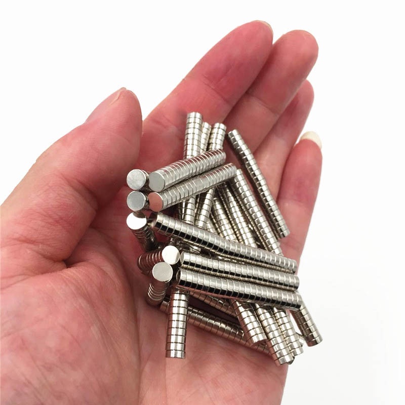 Nam châm đất hiếm 5x1/2/3/4/5mm lực hút mạnh N35
