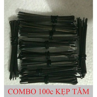Kẹp tăm làm tóc combo 100c gim chống gỉ chính hãng HALOMI