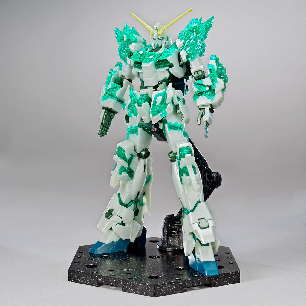 Mô Hình HG Unicorn Destroy Luminous Crystal RX-0 The Gundam Base Limited Bandai 1/144 HGUC UC Đồ Chơi Lắp Ráp Anime Nhật