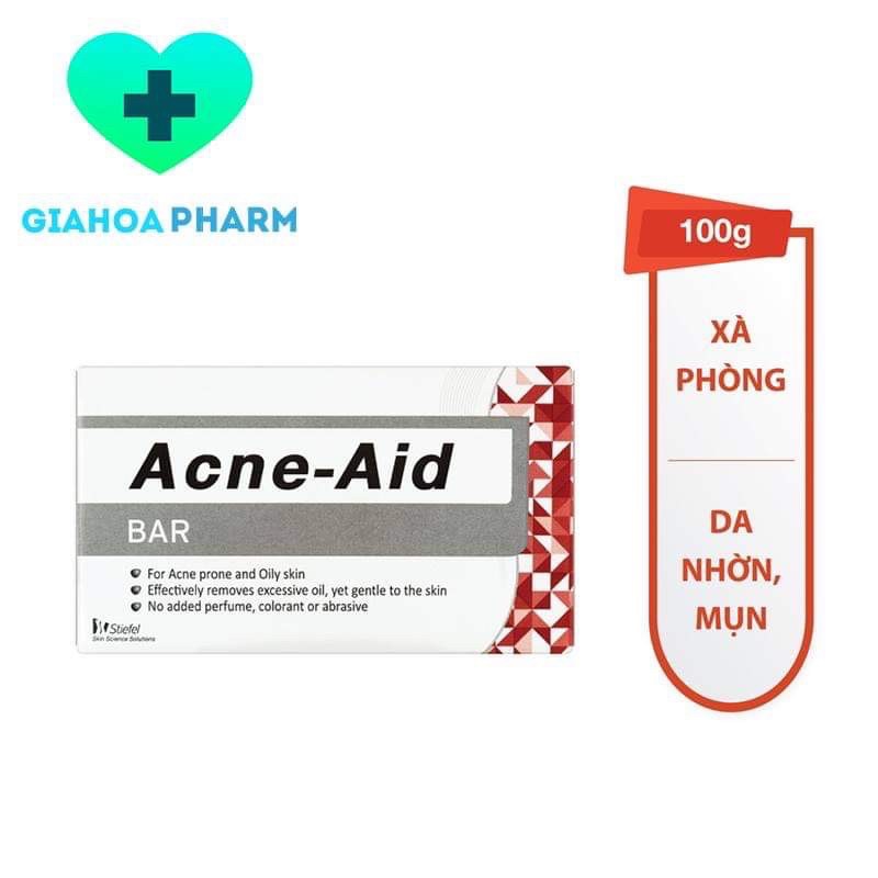 Xà phòng Acne Aid Bar giúp làm sạch & chăm sóc cho da nhờn và mụn