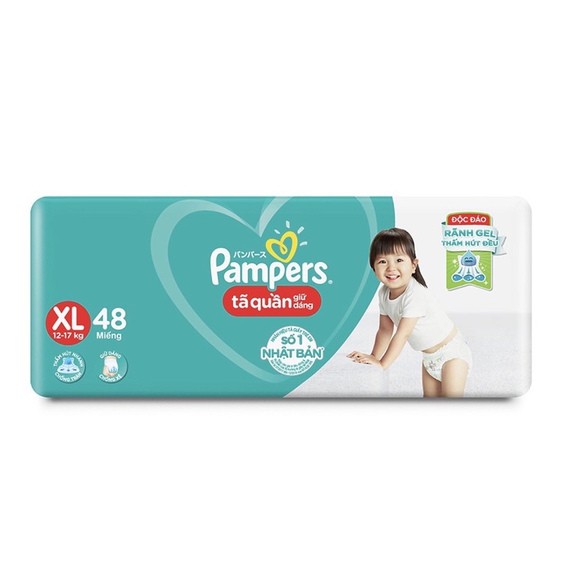 Tã quần Pamper Xl48