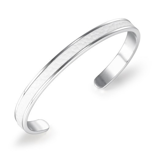 Vòng Tay Nam Kiểu Chữ C Titan Ko Đen TT 3254