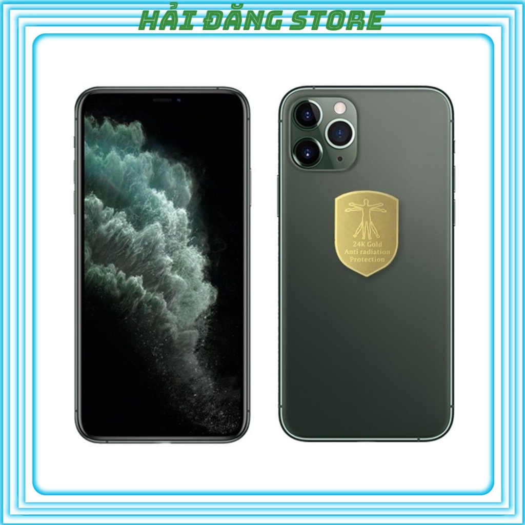 Chip Ngăn Bức Xạ Điện Từ Hàn Quốc GC - 24K Gold, Miếng Dán Điện Thoại Chống Bức Xạ Có Hại Với Con Người