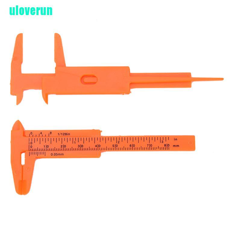 1 Thước Cặp Mini 80mm Bằng Nhựa Tiện Dụng
